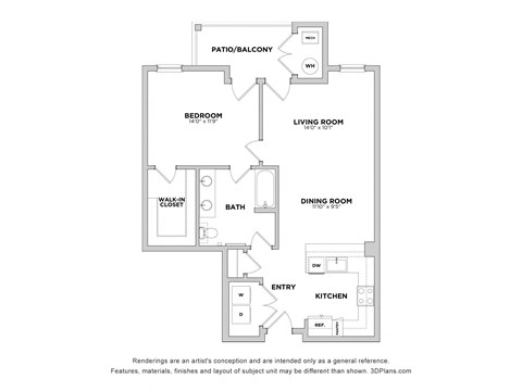 1 bed 1 bath at The Reserve at Pearl River Apartments, Pearl River, New York